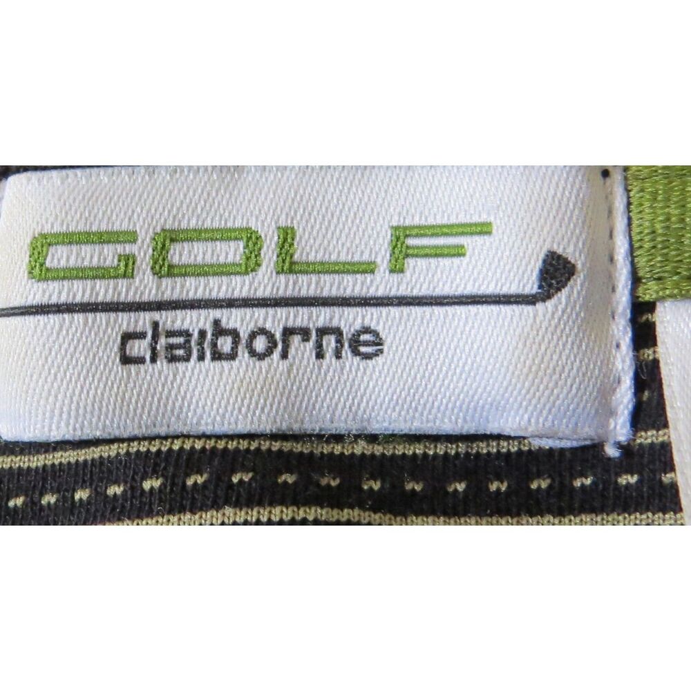 Claiborne Golf Men's Polo Pima Cotton Blend Brown/Tan  Medium  EUC - Picture 6 of 8